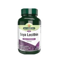 Natures Aid Soya Lecithin High Strength 1200mg 90 Softgels 