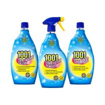 1001 Carpet Care Bundle – Machine Solution & Upholstery Cleaner 500ml, Stain Remover Trigger Spray 500ml & Carpet Shampoo 500ml