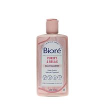 Biore Purify and Relax Daily Cleanser Rose Quartz 200ml