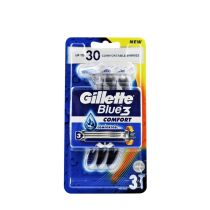 Gillette Blue 3 Comfort Disposable Razors for Men Shave 3 Razors