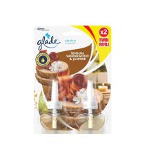 Glade Electric Twin Refill Sandalwood & Jasmine Scented Oil Plugin 2x20ML