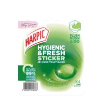 Harpic Hygienic Toilet Cleaner with Sticker 4 Count