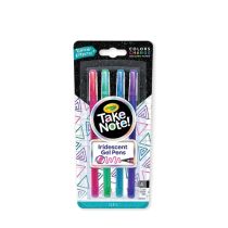 Crayola Take Note Iridescent Gel Pens Medium Tip 1.0mm 4 Pens