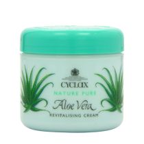 Cyclax Nature Pure Aloe Vera Revitalising Cream 300ml tub on a clean bathroom shelf
