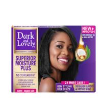 Dark & Lovely No-Lye Hair Relaxer Kit Super Strength Moisture Plus