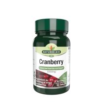 Natures Aid Cranberry Concentrate Extract Supplement 30 Tablets