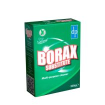 Dri Pak Borax Substitute Multipurpose Cleaner 500g box on a kitchen counter
