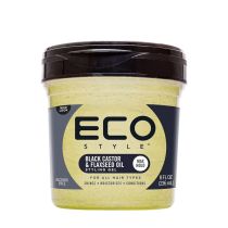 Eco Style Black Castor And Flax Seed Oil Hair Gel 236ml