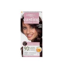 L'Oreal Casting Natural Gloss Permanent Hair Dye Chocolate Dark Brown 323