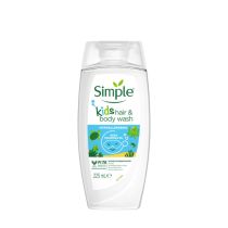 Simple Kids Hair And Body Wash Hypoallergenic  225ml