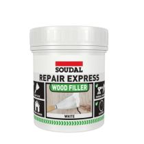 Soudal Repair Express Wood Filler White Fast Drying 1 PART 400G