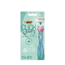 Bic Click 3 Soleil Sensitive Razor with 2 Replacement Blades