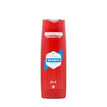 Old Spice Whitewater 3 In 1 Shower Gel Body Hair Face Wash 400ml