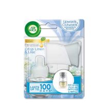 Air Wick Essential Oils Crisp Linen & Lilac Plug In Kit 19ml