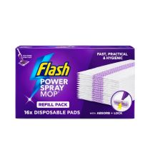 Flash Power Spray Mop Refill Pack 16 Disposable Pads