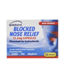 Galpharm Blocked Nose Relief 12 Capsules