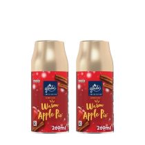 Glade Automatic Spray Air Freshener Twin Refill Warm Apple Pie 269ml
