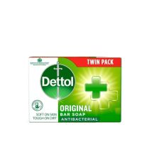 Dettol Twin Pack Antibacterial Original Bar Soap 100g 
