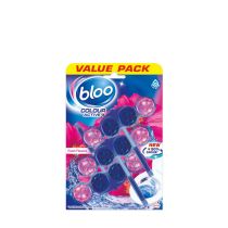 Bloo Colour Active Fresh Flowers Toilet Rim Blocks 3x50g