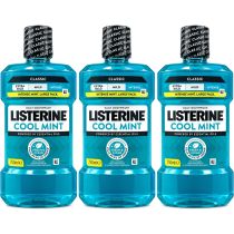 Listerine Mouthwash Cool Mint 750ml - Pack of 3