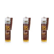 Everbuild 115 General Purpose Building Mastic Grey 285ml - Pack of 3