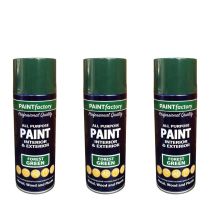 Paint Factory All Purpose Forest Green 400ml - Pack of 3