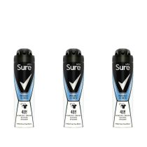 Sure Men Deodorant Invisible Ice 150ml - Pack of 3