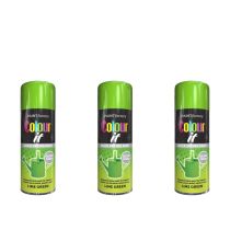 Paint Factory Colour It Multi-Purpose Spray Paint Lime Green 400ml - Pack of 3