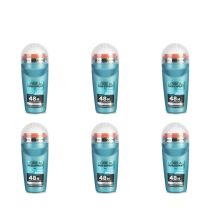 Loreal Paris Men Expert Cool Power Roll-On 50ml - Pack of 6