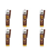 Everbuild 115 General Purpose Building Mastic Grey 285ml - Pack of 6