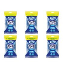 Duzzit Glass Wipes 50 wipes - Pack of 6