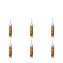 Everbuild Everflex 115 Contract GP Building Mastic White 285ml - Pack of 6