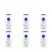 Nivea Care Shower Coconut & Jojoba Oil Body Wash 250ml - Pack of 6