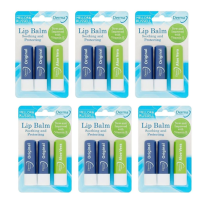 Derma Intensive Lip Balm Mega Value Pack for Hydrated Lips 3 Balms