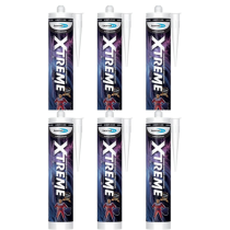 Bond It Superheroes Xtreme Anti Mould Premium Grade Silicone 310ml - Pack of 6