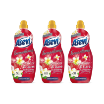 Asevi Concentrated Fabric Softener Sensations Pasion 60 Washes 1.5L
