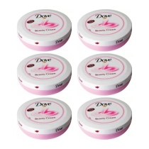 Dove Nourishing Body Care Beauty Cream 75ml - Pack of 6