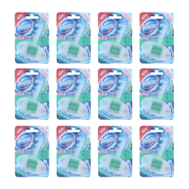 Domestos 3 in 1 Rim Block Pine Toilet Cleaner - Pack of 12