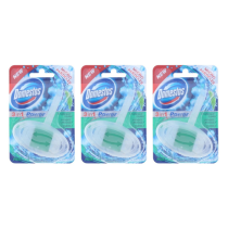 Domestos 3 in 1 Rim Block Pine Toilet Cleaner - Pack of 3