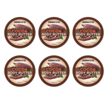 Derma V10 Cocoa Body Butter Intense Hydration for Soft Skin 220ml