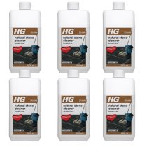 HG Natural Stone Cleaner Extra Strong Product 40 - 1 Litre - Pack of 6