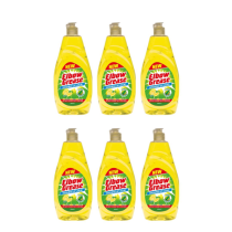 Elbow Grease Lemon Washing Up Liquid 600ml - Pack of 6