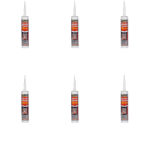 Everbuild General Purpose Silicone Clear 310ml - Pack of 6