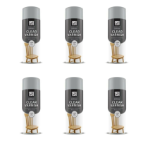 151 Clear Varnish Durable Matt Finish Spray 400ML- Pack of 6