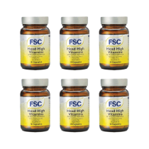 FSC Head High Hair Vitamins and Minerals 30 Capsules - Pack of 6