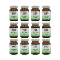 FSC Gotu Kola 500mg 30 Tablets - Pack of 12