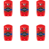 Old Spice Captain Deodorant Stick 50ml (Pack of 1) - Pack of 6
