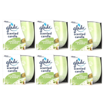 Glade Candle Bali Sandalwood & Jasmine 120g - Pack of 6