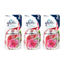 Glade Sense & Spray Refill TWIN Peony & Cherry 18ML - Pack of 3