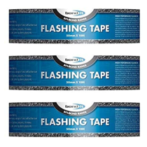 Bond It Bitubond Waterproof Self Adhesive Flashing Tape 50mm x 10m - Pack of 3
